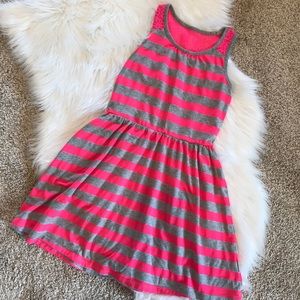 💥Neon pink and grey dress